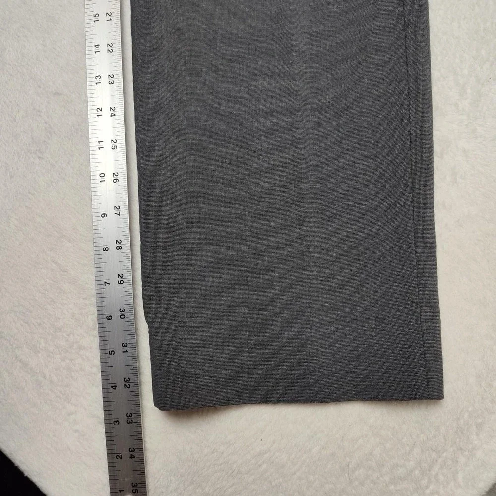 Banana‎ Republic Pants Mens 36x34 Gray Slim Wool Spandex Marzotto Dress Slacks